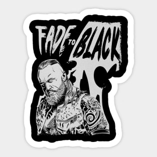 Aleister Black Contrast Sticker